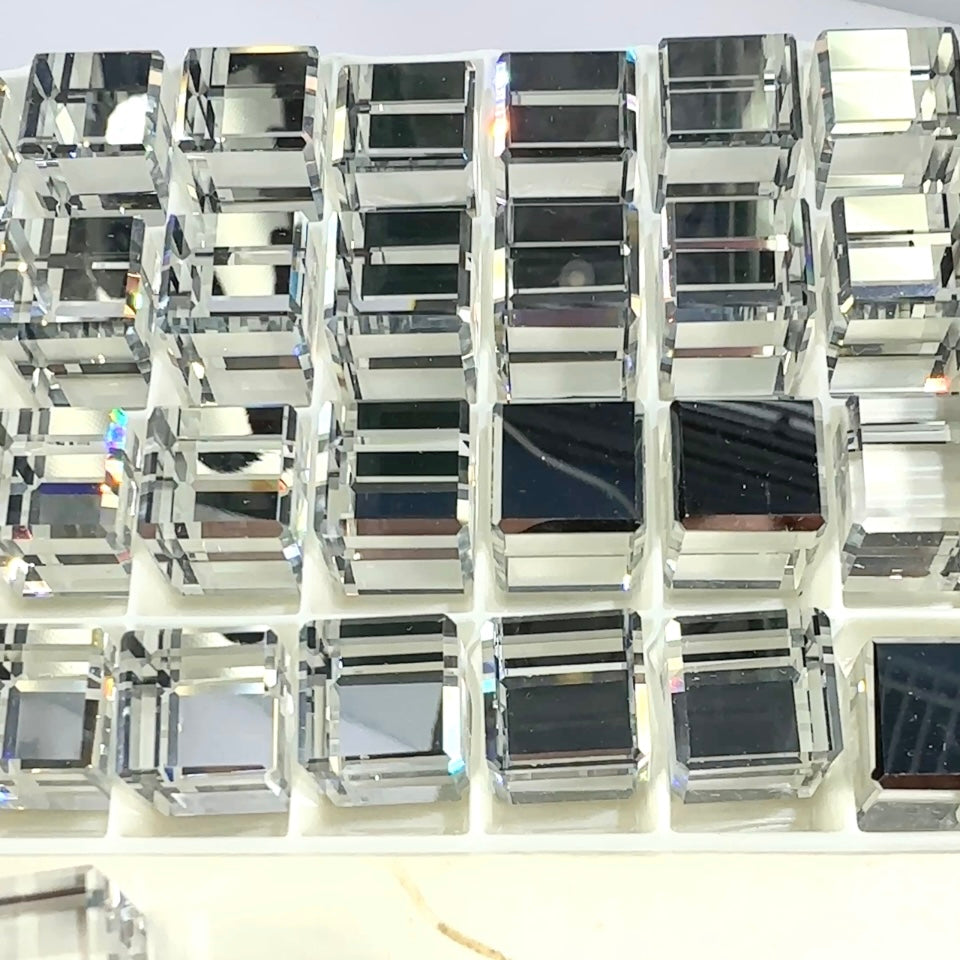 Swarovski Art.# 4840 - Crystal CAL Cube Fancy Stones 6pcs size 12mm SW140