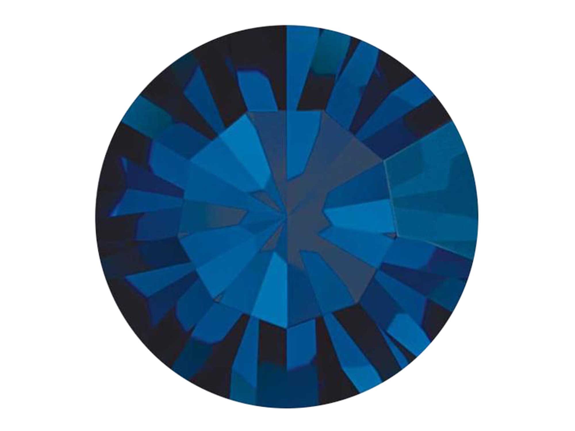 Montana, Preciosa Genuine Czech MAXIMA Pointed Back Chatons in size ss23 (5.2mm, 0.2inch), 72 pieces, Silver Foiled, P613