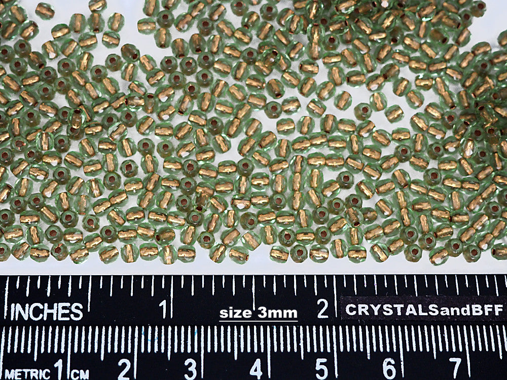 Light Green Gold Lined, loose Czech Fire Polished Round Faceted Glass Beads, size 3mm, 600 pieces