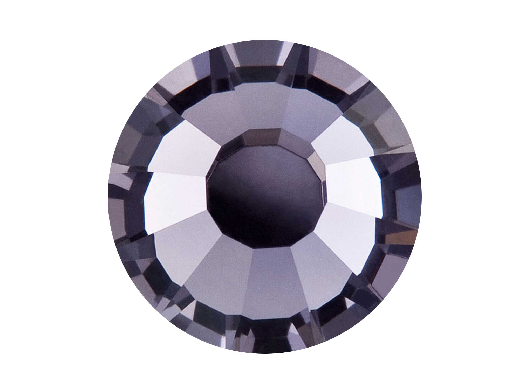 Smoked Amethyst Preciosa Viva Chaton Roses Article 438-11-612 (Viva12 Rhinestone Flatbacks) Genuine Czech Crystals Grey Purple ss12 ss16 ss20