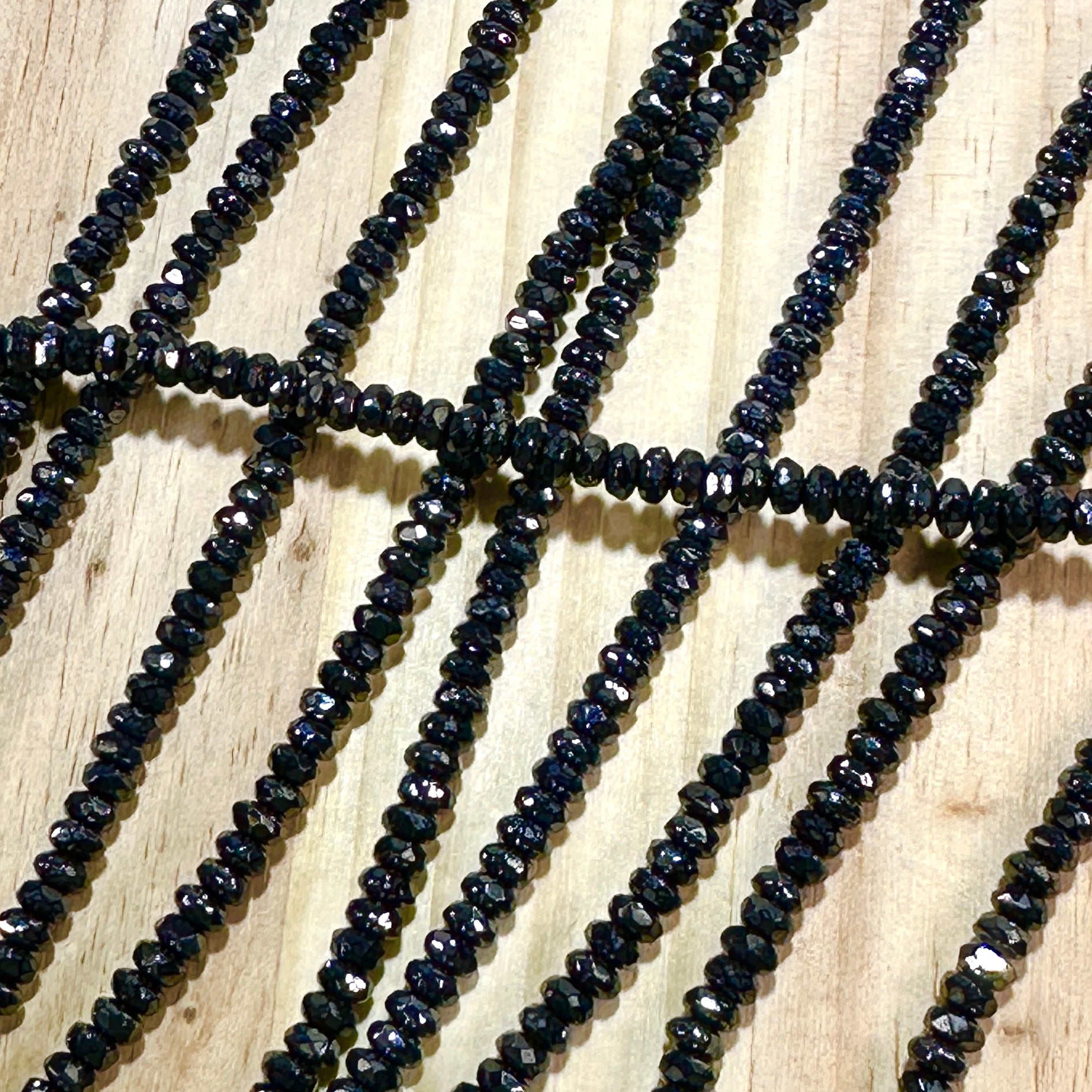 Czech Faceted Glass Doughnut Shaped Fire Polished Rondelle Spacer Beads 2.5x4mm Hematite tire/donut beads 72pcs J871