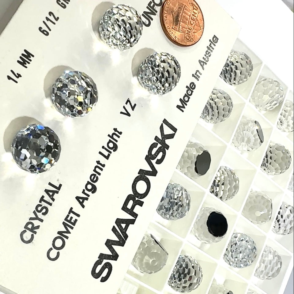 Swarovski Art.# 4861 - Crystal CAL VZ 3/4 Fireball Fancy Stones 72pcs size 14mm in original package SW114-72
