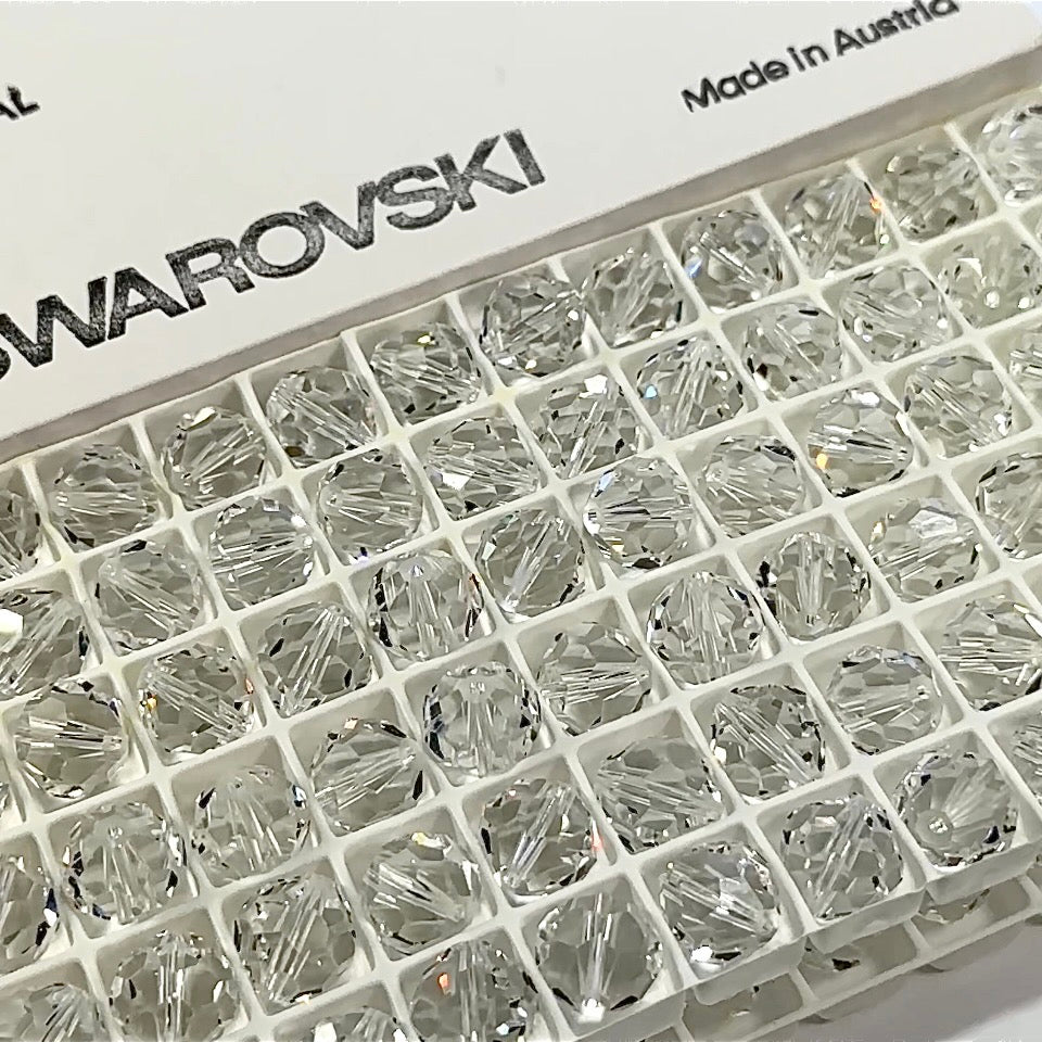 Swarovski Art.# 5300 - 10mm Crystal clear Vintage Beads SW245