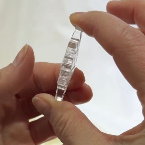 Swarovski Crystal Components Art.# 4762 - 43mm Clear Crystal Snowflake No-Hole Optically Pure Prism SW265