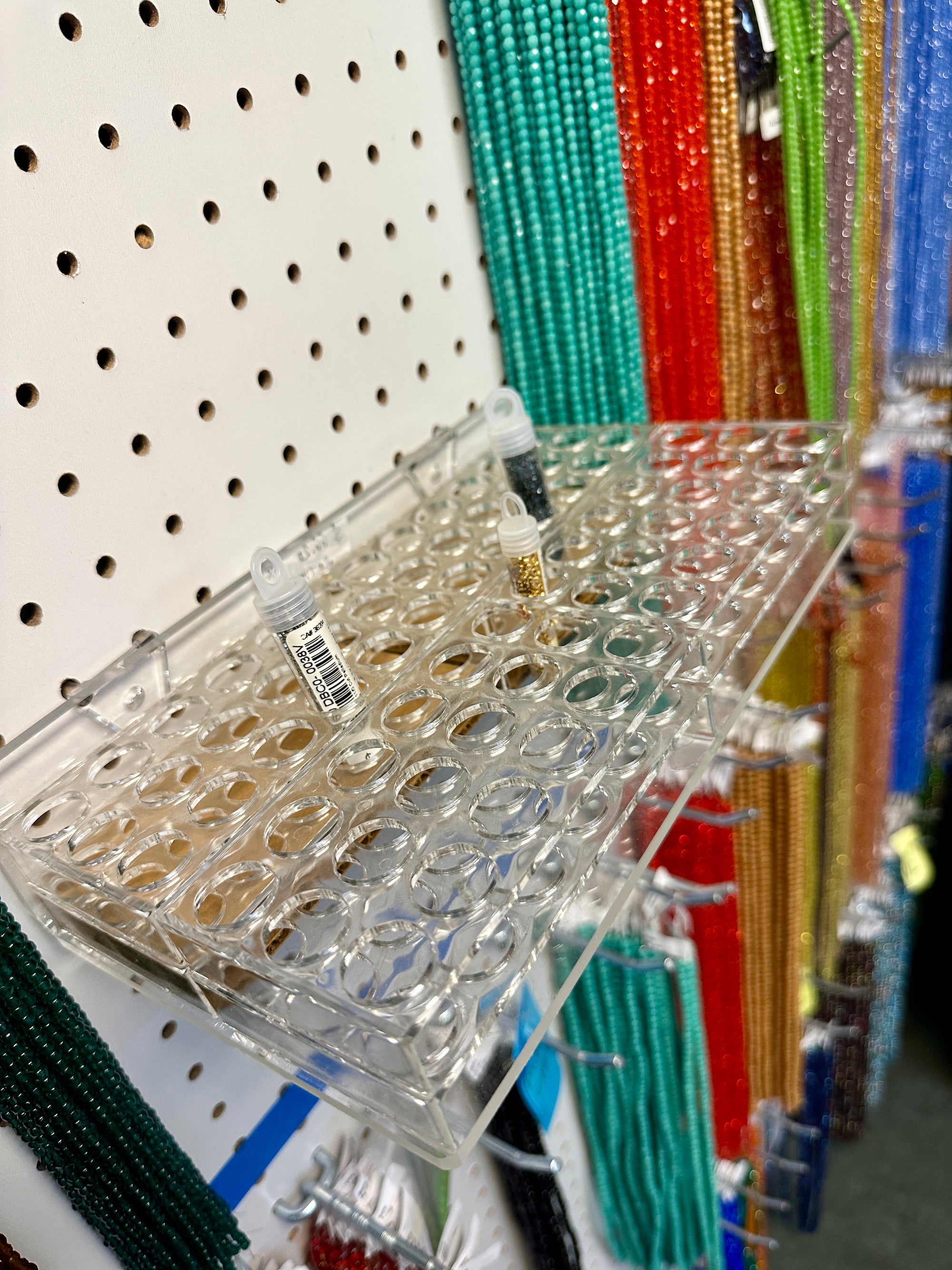 Storage Case Organizer for Miyuki Vials and Seed Bead tubes, gently used
