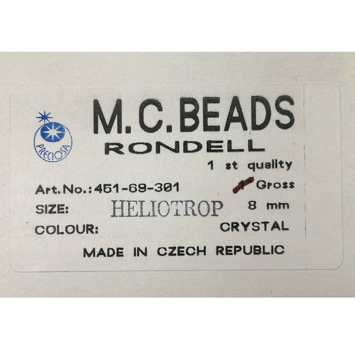 Crystal Heliotrope, Czech Glass Beads, Machine Cut Bicones (MC Rondell, Diamond Shape), clear crystals half coated with helio metallic