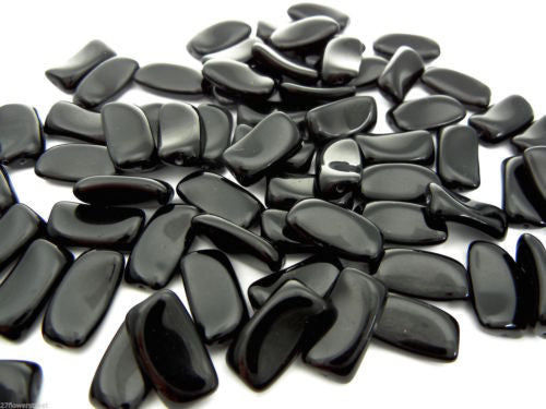 60 Preciosa Czech glass twisted rectangle beads 18x9mm Jet black color, zz 25