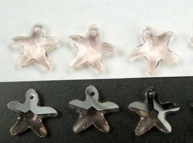 Swarovski Art.# 6721 - Swarovski Starfish Pendant 16mm Silk 6pcs