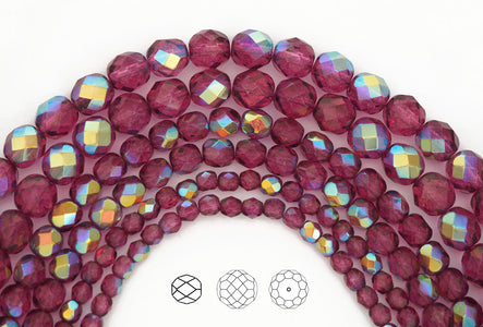 crystal-pink-flare-ab-coated-czech-fire-polished-round-faceted-glass-beads-16-inch-strand-PJB-FP4-CryPinkFlareAB102