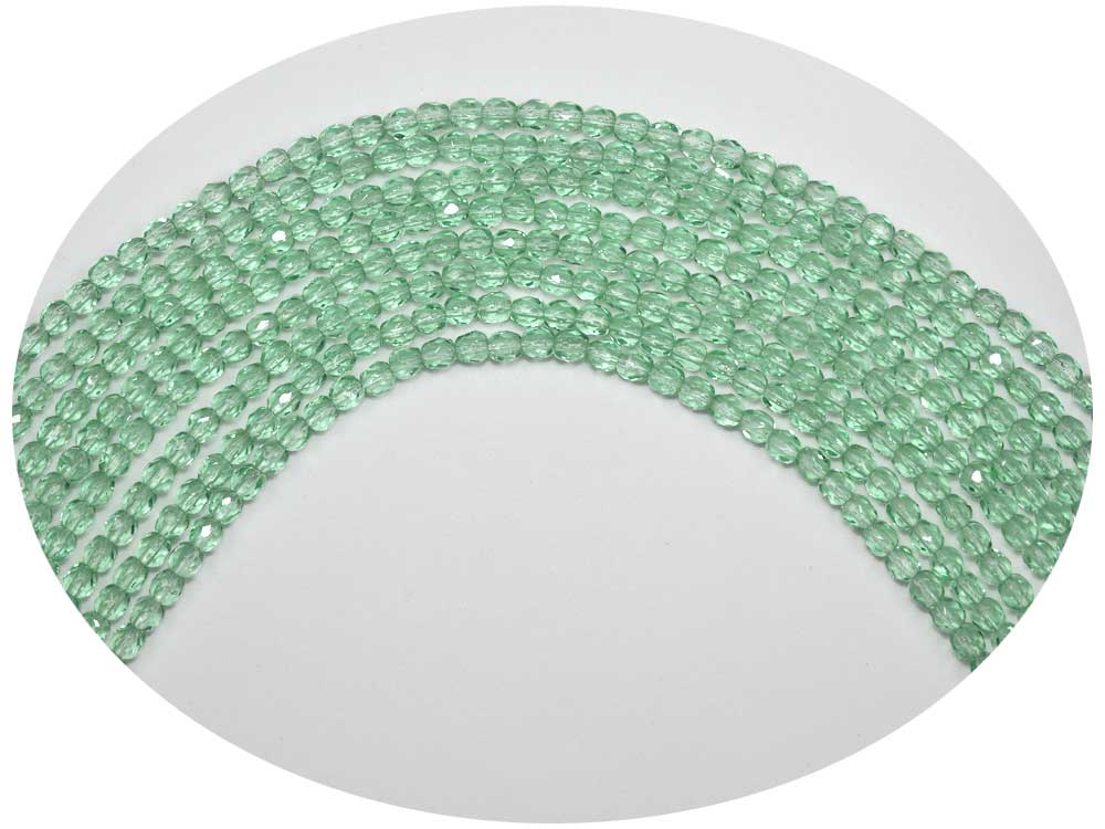 Faceted Swarovski Crystals Round May Emerald Green Rhinestone | Esslinger