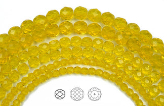 citrine-czech-fire-polished-round-faceted-glass-beads-16-inch-strand-PJB-FP4-Citrine102