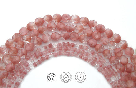 crystal-pink-givre-2-tone-combination-czech-fire-polished-round-faceted-glass-beads-7-inch-strands-PJB-FP4-CrPinkGivre45
