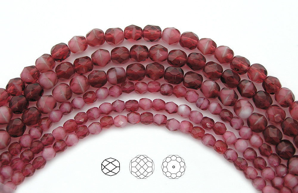 pink-white-givre-2-tone-combination-czech-fire-polished-round-faceted-glass-beads-7-inch-strands-PJB-FP4-PinkWgivre45