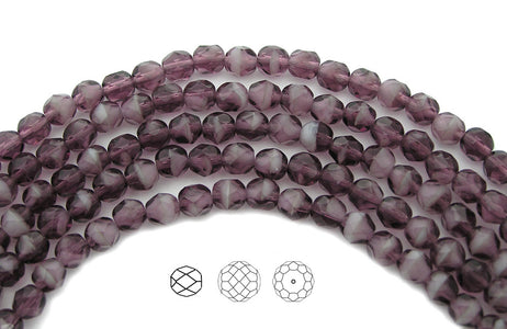 purple-white-givre-2-tone-combination-czech-fire-polished-round-faceted-glass-beads-7-inch-strands-6mm-30pcs-PJB-FP6-PurWgivre30