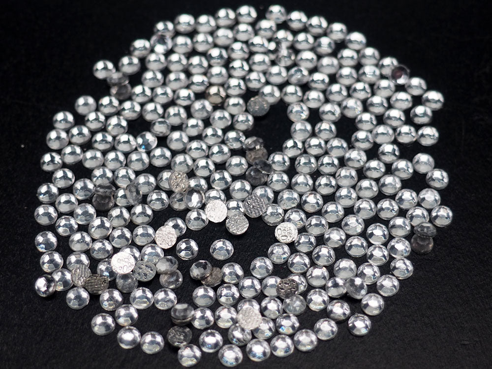 Crystal  HOTFIX, 1440 Preciosa Czech Glass ChatonRose Stones ss10 Iron-on, 10ss, 2.8mm
