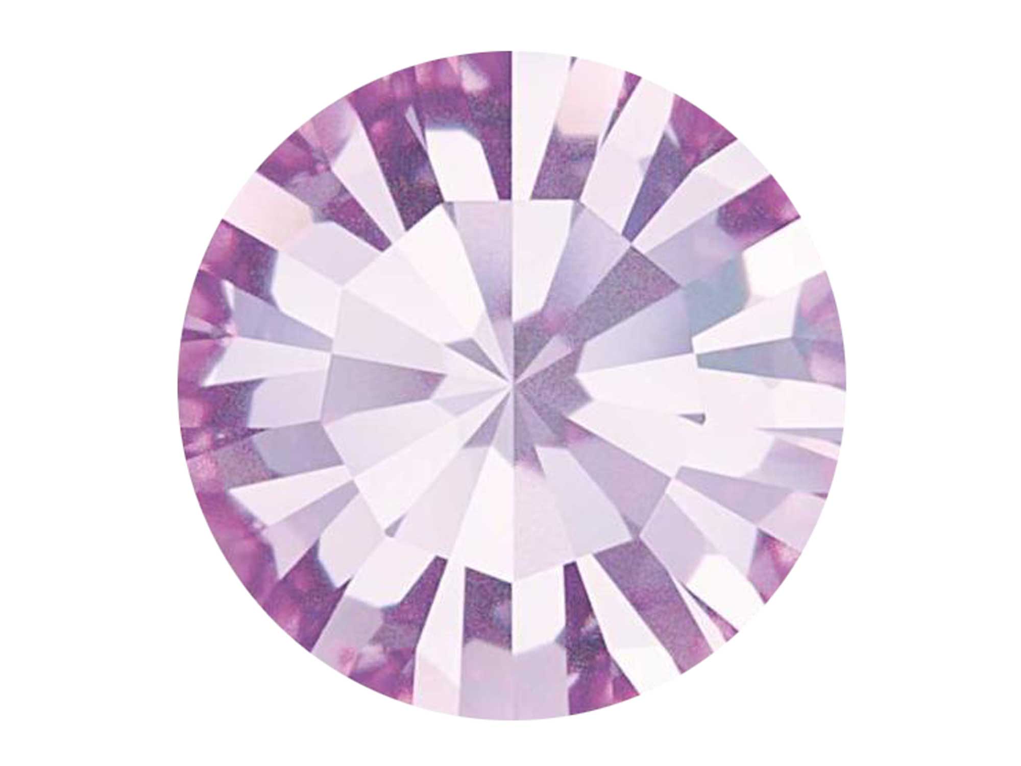 Violet, Preciosa Genuine Czech MAXIMA Pointed Back Chatons in size ss23 (5.2mm, 0.2inch), 72 pieces, Silver Foiled, P622