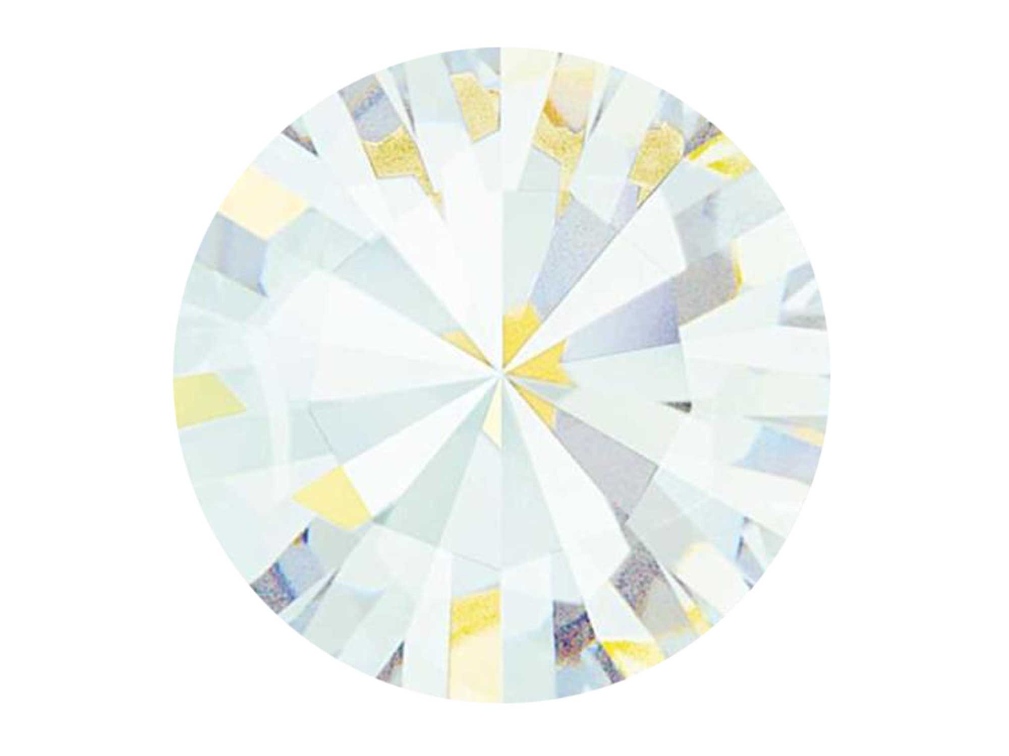 White Opal, Preciosa Genuine Czech MAXIMA Pointed Back Chatons in size ss20 (5mm), 72 pieces, Silver Foiled, P628