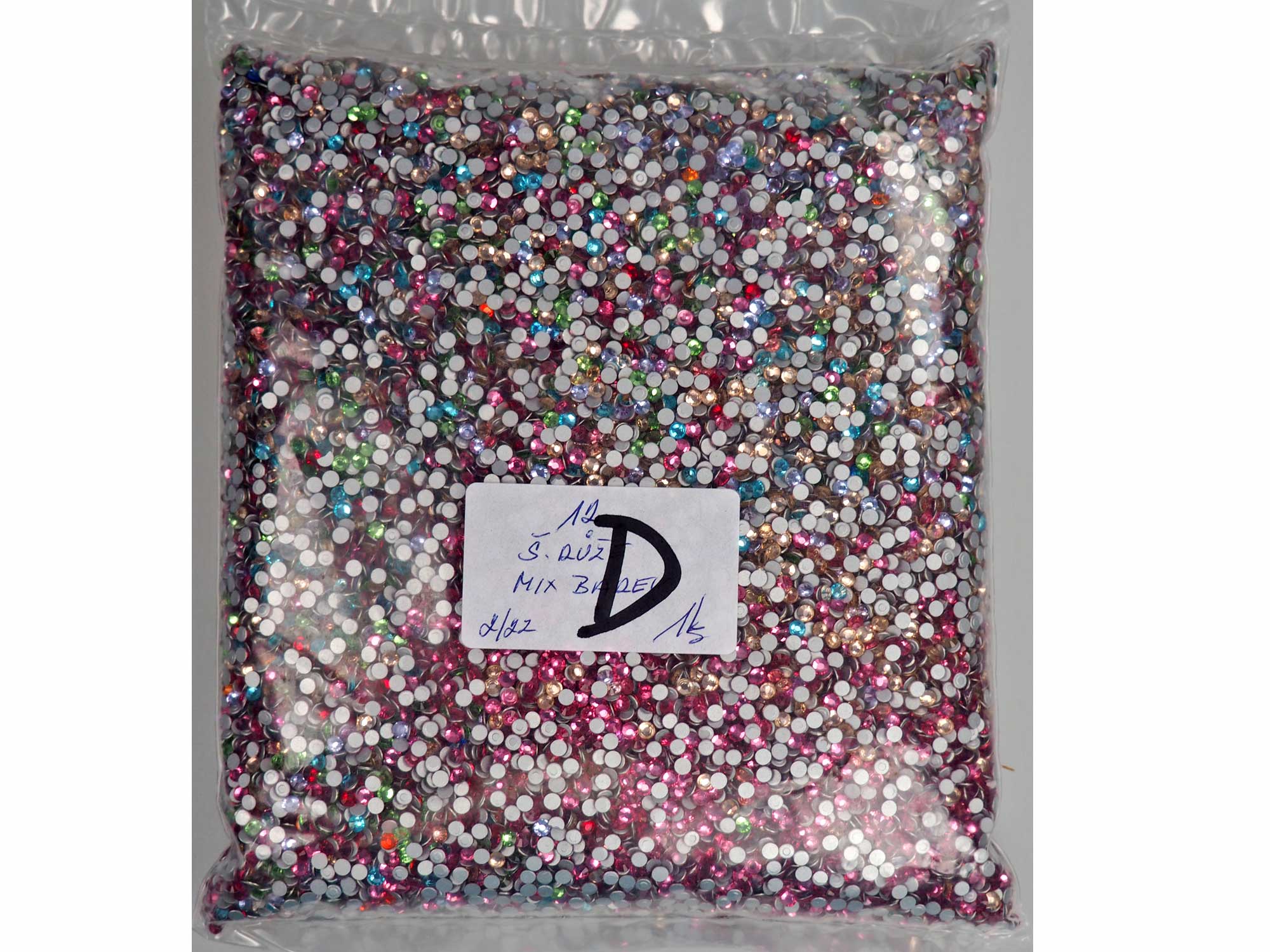 Mix Color "D" CLOSEOUT, ss12, 10grams of Preciosa VIVA Chaton Roses (Rhinestone Flatbacks), Genuine Czech Crystals, nail art BY THE WEIGHT