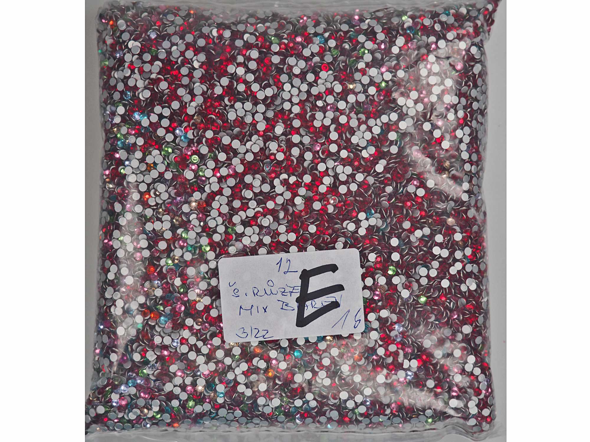 Mix Color "E" CLOSEOUT, ss12, 10grams of Preciosa VIVA Chaton Roses (Rhinestone Flatbacks), Genuine Czech Crystals, nail art BY THE WEIGHT