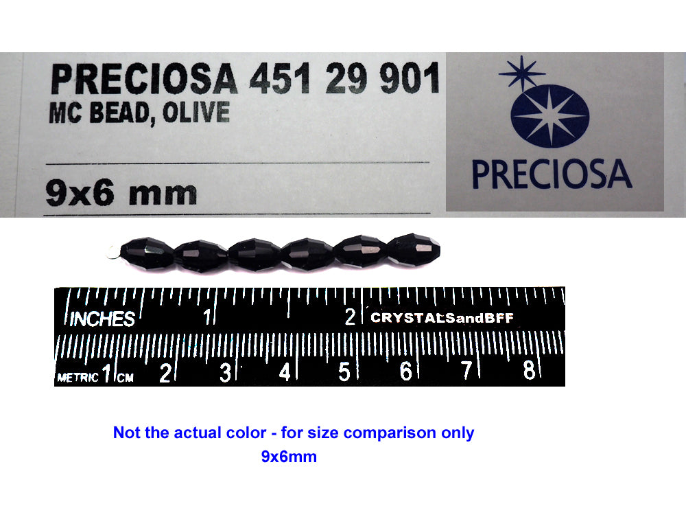 Crystal Light Pink, Preciosa Czech Machine Cut Olive Crystal Beads, barrel shape in sizes 9x6mm, 10.5x7mm