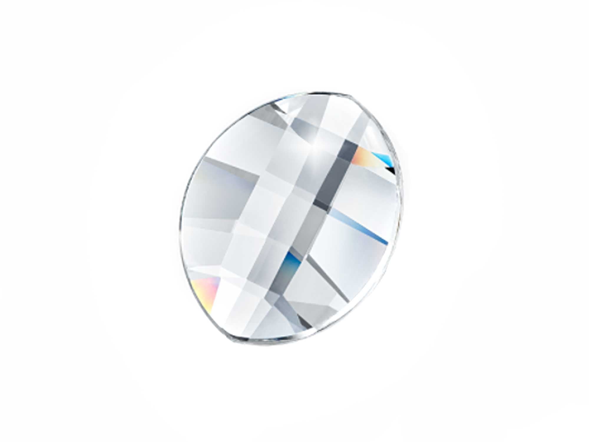 Crystal , Preciosa MC LEAF Maxima Flatback Article 438-01-301, Size 10x8mm, 14x11mm, Genuine Czech Crystals, clear