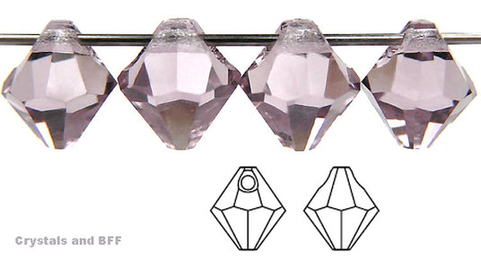 czech-mc-pendants-top-drilled-bicone-Light-Amethyst