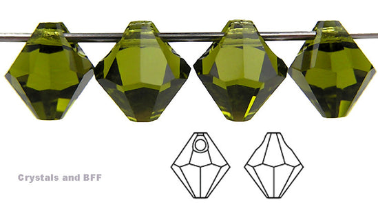 czech-mc-pendants-top-drilled-bicone-Olivine