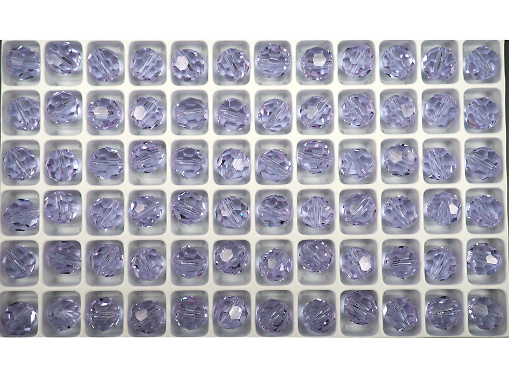 Alexandrite (changing color), Czech Machine Cut Round Crystal Beads, 4mm, 6mm