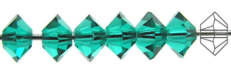 CHOOSE A COLOR - Czech MC Spacer Beads (Squished Bicones), size 4x6mm, 36 pieces
