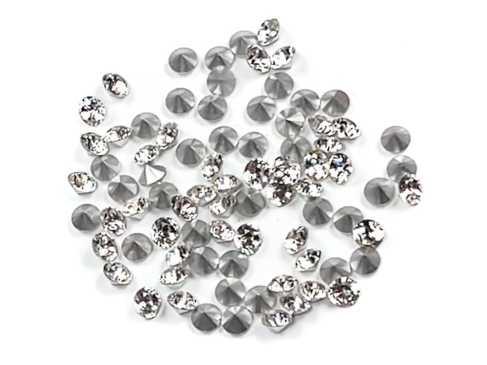 Swarovski Art.# 1325 - ss29 Crystal clear Silver Foiled, Vintage Dentelle  Rhinestones, 36pcs