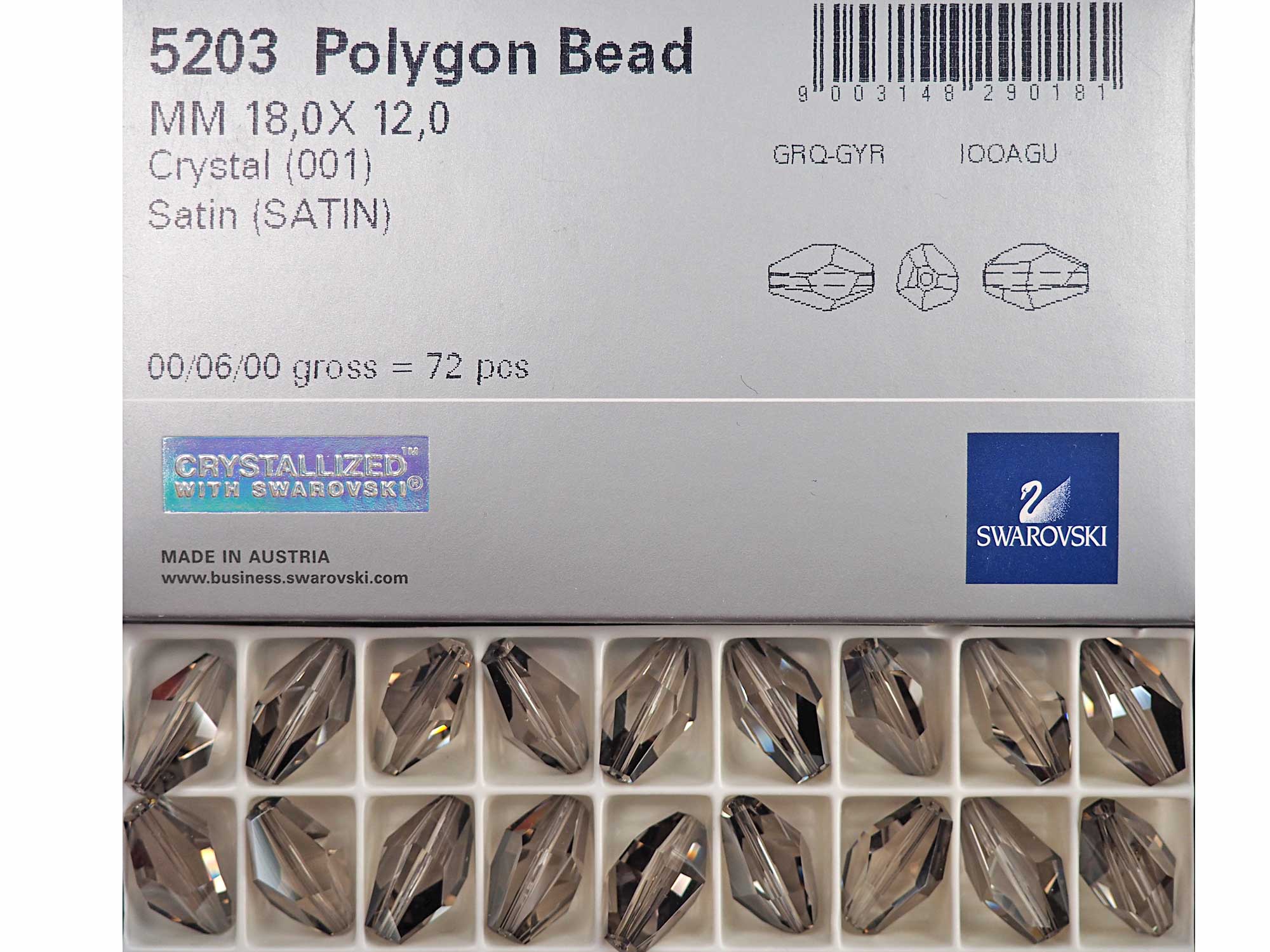 Swarovski Beads 5203 Polygon Bead