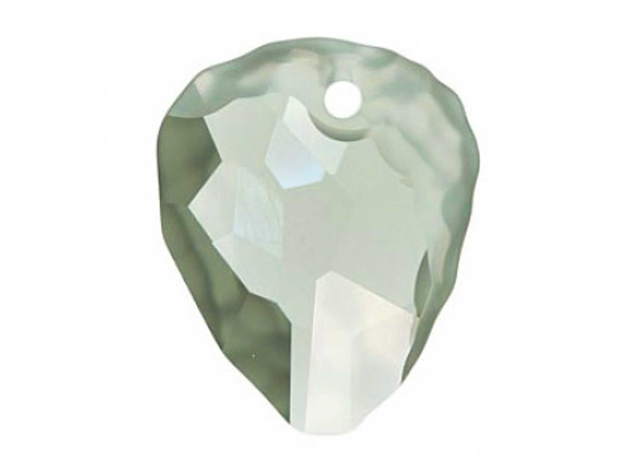Swarovski Art.# 6190 - Rock Pendants 23mm Light Azore Moonlight coated and Partially Matted