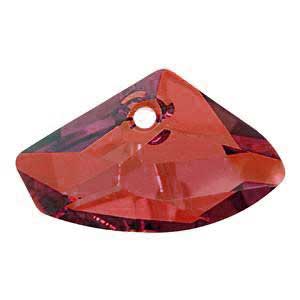 Swarovski Art.# 6657 - Galactic Horizontal Pendant 39mm Crystal Red Magma