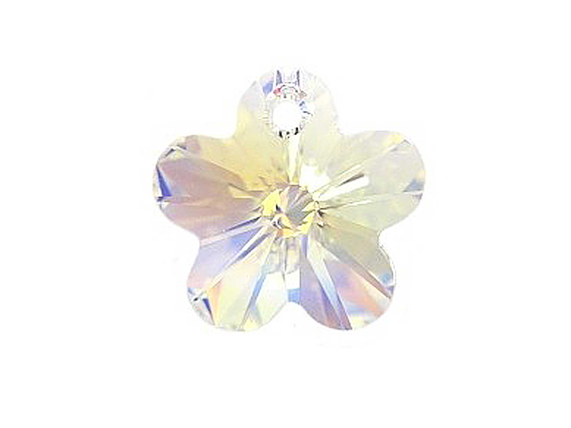 Swarovski Art.# 6744 - 20mm Crystal AB coated, Flower Pendants