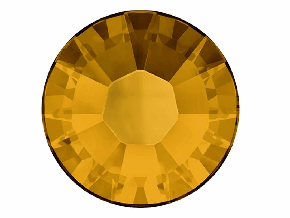Swarovski Art.# 2028/HOTFIX Flatbacks, Topaz Iron-on Swarovski Art.# 2028/HOTFIX Flatbacks, Topaz Iron-on
