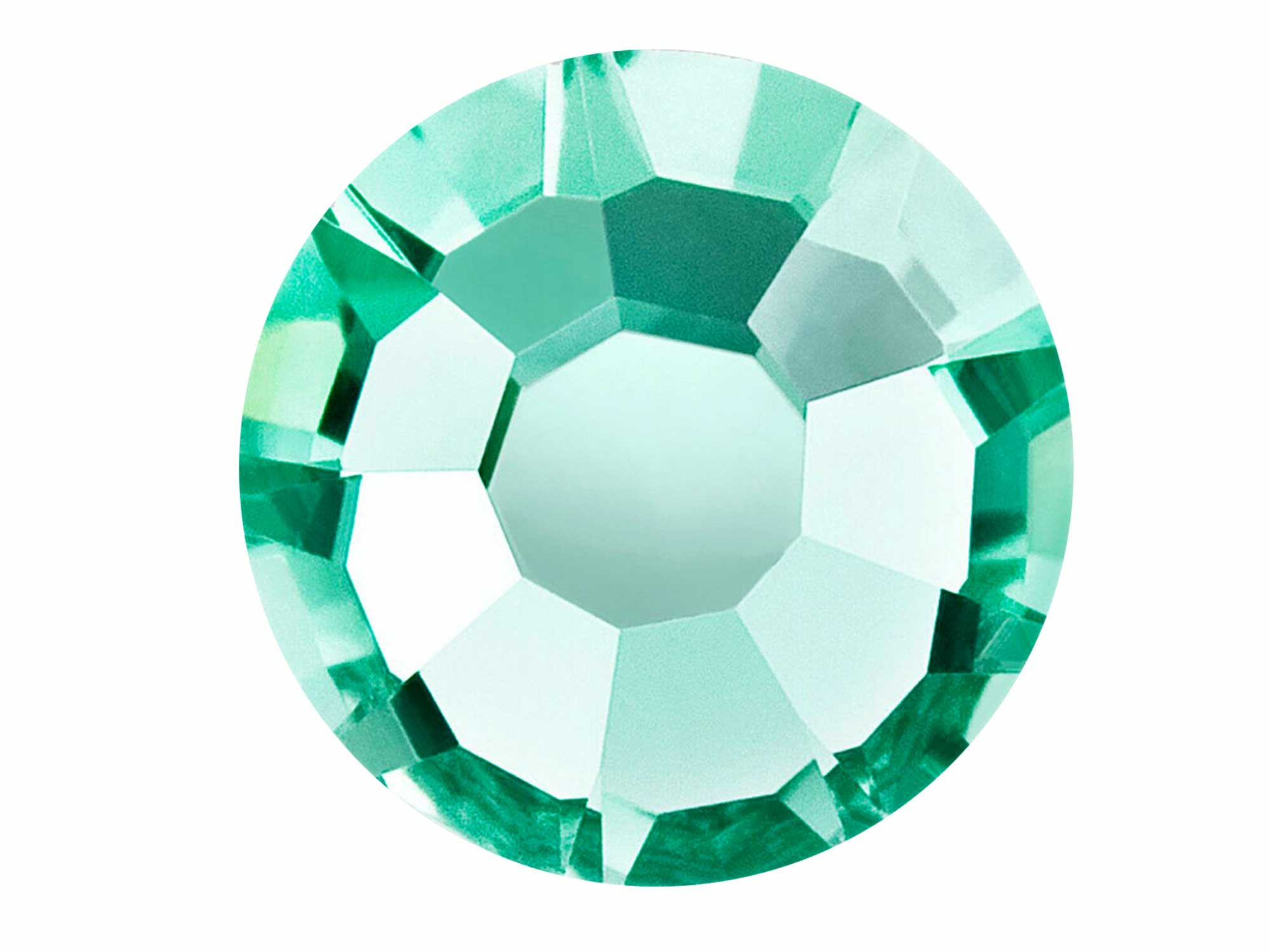 Preciosa Maxima Flatback Rhinestones Crystal Neon Green