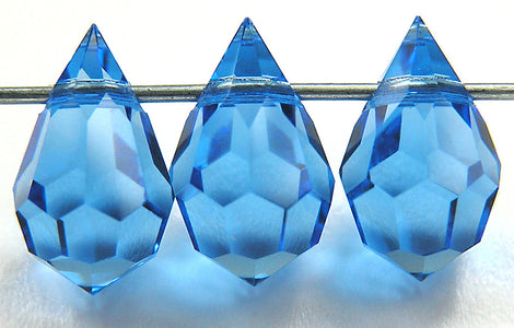 czech-mc-pendants-drop-Sapphire