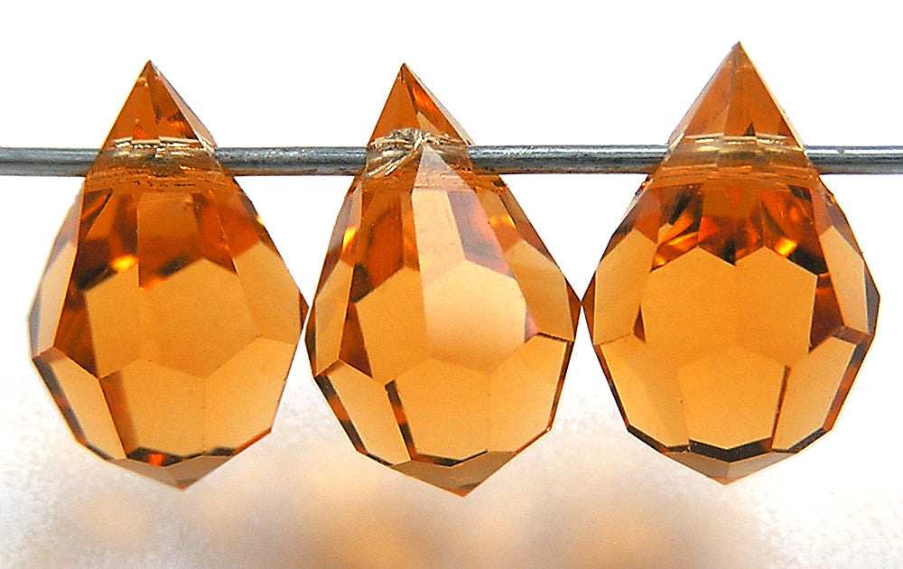 czech-mc-pendants-drop-Topaz