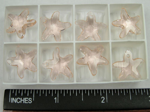 Swarovski Art.# 6721 - Swarovski Starfish Pendant 16mm Silk 6pcs