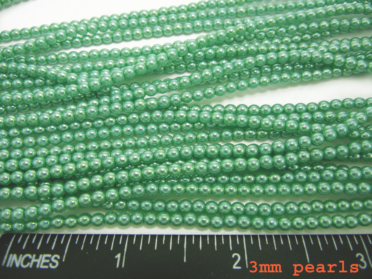 Czech Round Glass Imitation Pearls Jade Green Pearl color 8mm 10mm 12mm