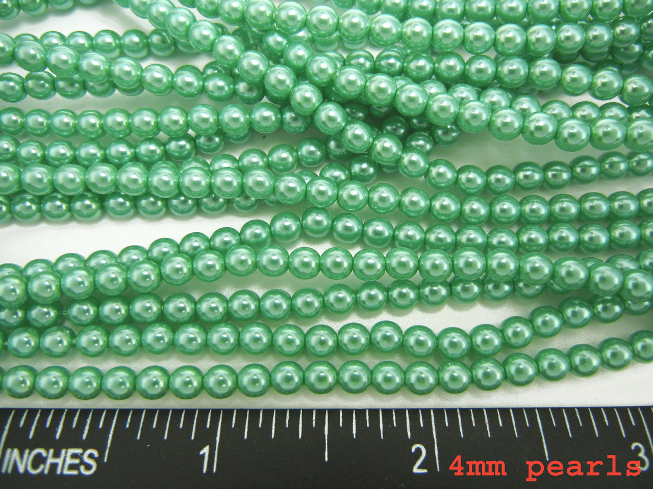 Czech Round Glass Imitation Pearls Jade Green Pearl color 8mm 10mm 12mm