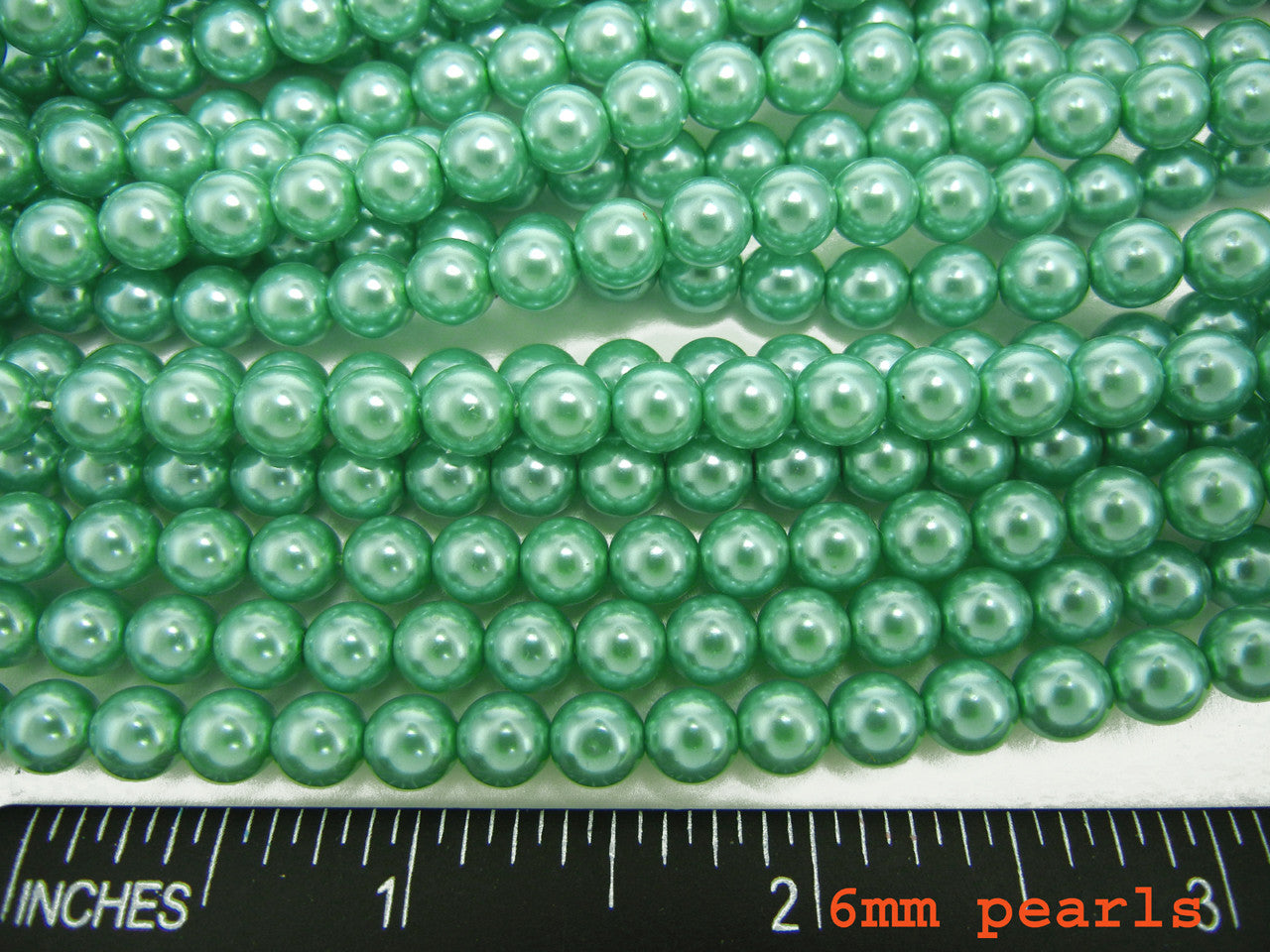 Czech Round Glass Imitation Pearls Jade Green Pearl color 8mm 10mm 12mm