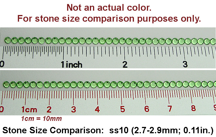 Amethyst-Preciosa Flatback Rhinestones (Choose Size)