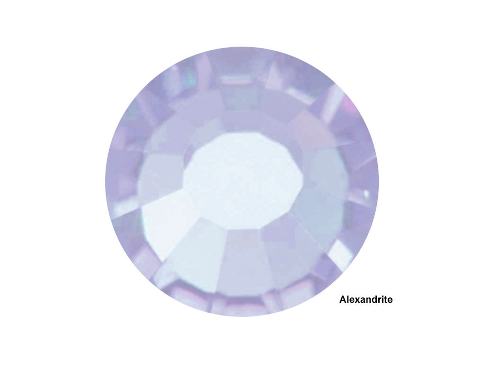 Alexandrite HOTFIX, 1440 Preciosa Genuine Czech Crystals 20ss Viva12 Iron-on, ss20, 5mm