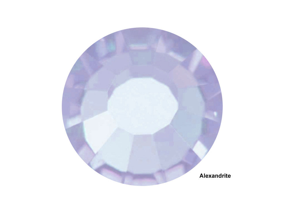 Alexandrite HOTFIX, 1440 Preciosa Genuine Czech Crystals 16ss Viva12 Iron-on, ss16, 4mm