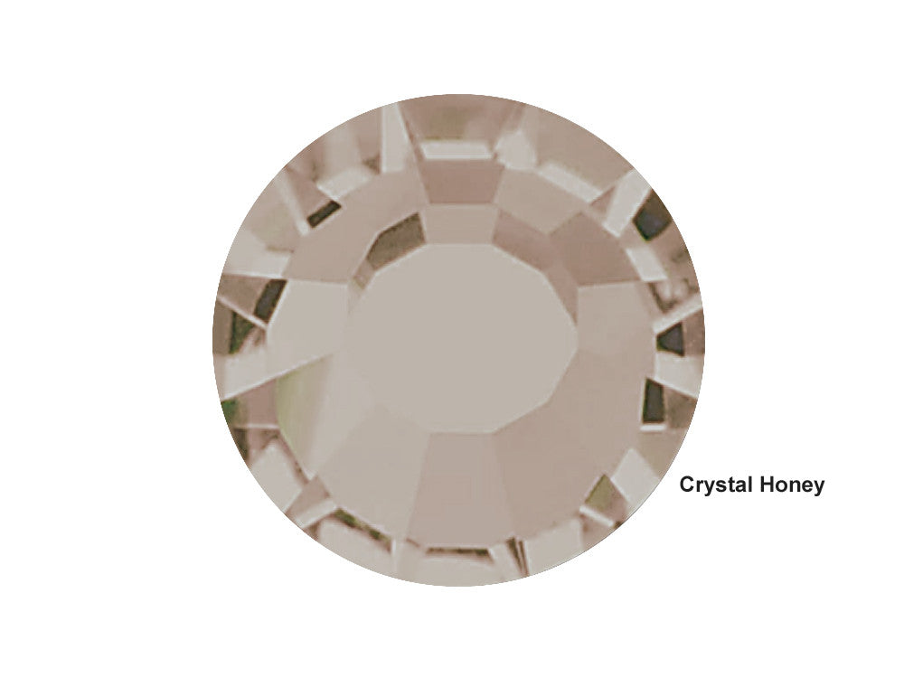 Crystal Honey Preciosa Viva Chaton Roses Article 438-11-612 (Viva12 Rhinestone Flatbacks) Genuine Czech Crystals ss12 ss20
