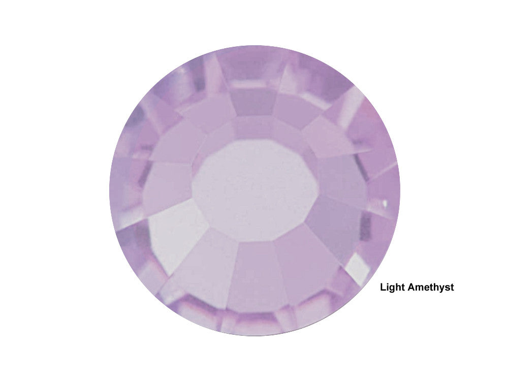 Light Amethyst HOTFIX, 1440 Preciosa Genuine Czech Crystals 20ss Viva12 Iron-on, ss20, 5mm