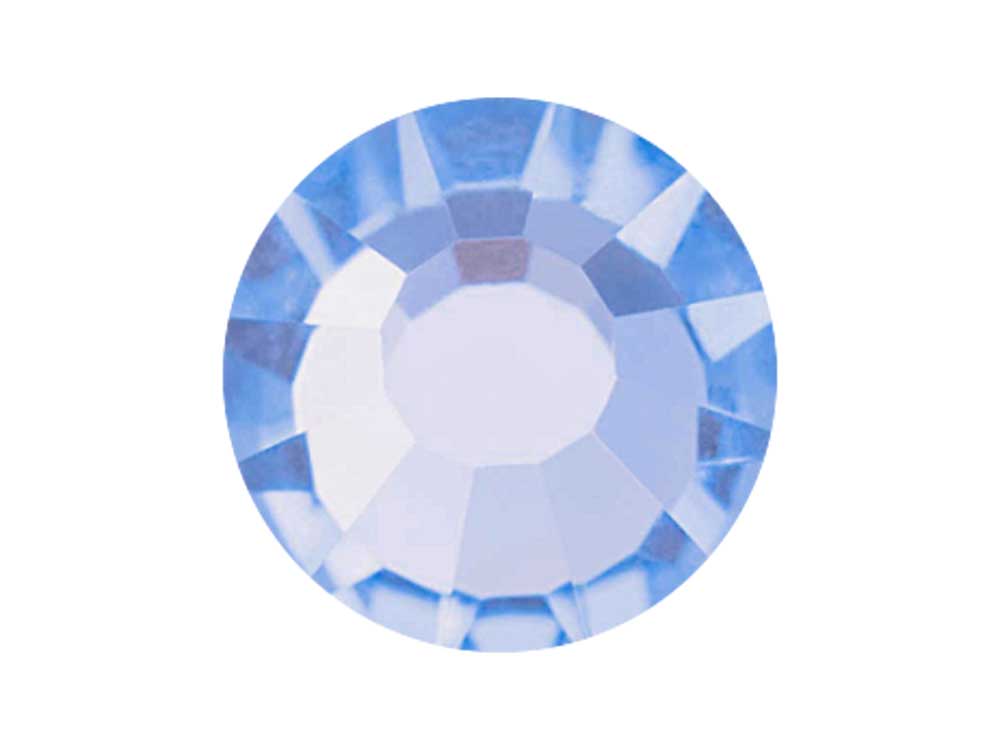 Light Sapphire HOTFIX, 1440 Preciosa Genuine Czech Crystals 16ss Viva12 Iron-on, ss16, 4mm