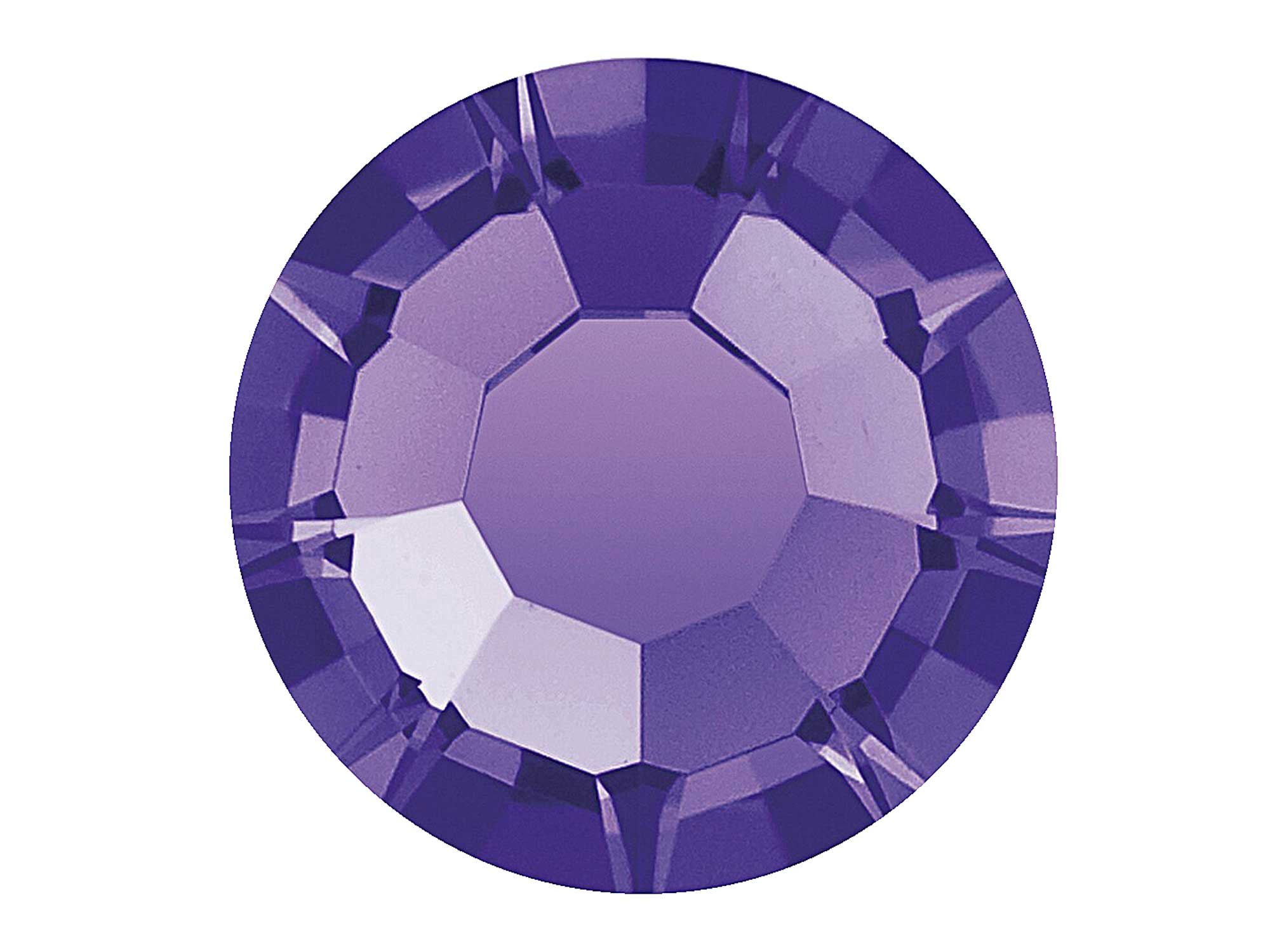 Purple Velvet HOTFIX PREMIUM Glass Rhinestones Bling Crystals